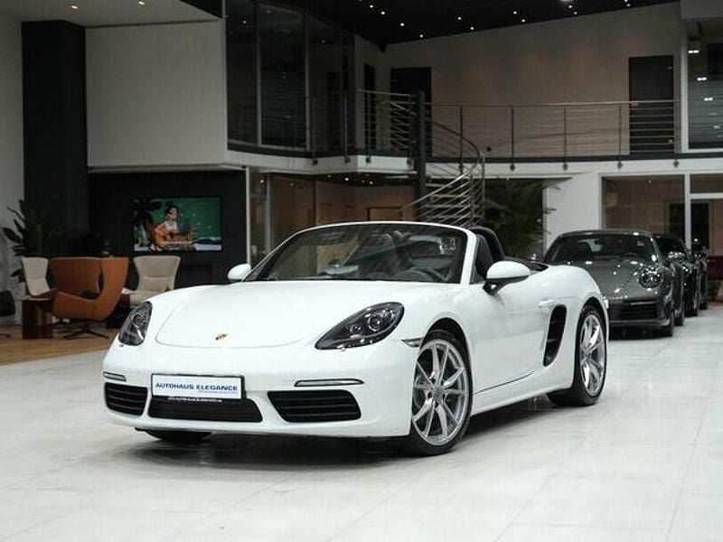 Pure white Gebraucht 2018 Porsche Boxster Cabrio | 49.980 € (Fairer Preis) - Bild 1/4