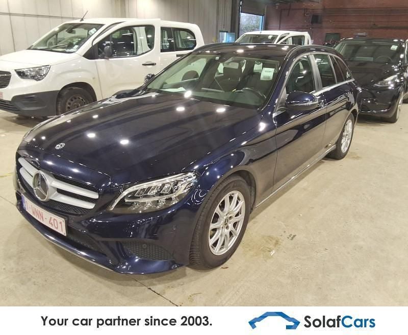 Blau Gebraucht 2019 Mercedes C200 Limousine | 13.855 € (Guter Preis) - Bild 1/4