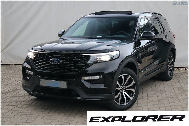 Obsidianschwarz Gebraucht 2021 Ford Explorer ST-Line SUV | 38.960 € (Guter Preis) - Bild 1/3