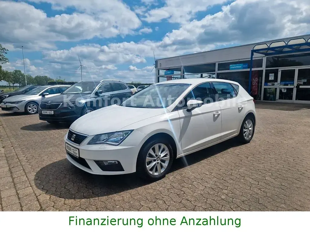 Brugt Seat Leon Style 125 HK (91 kW) 2018 Hvid Sedan