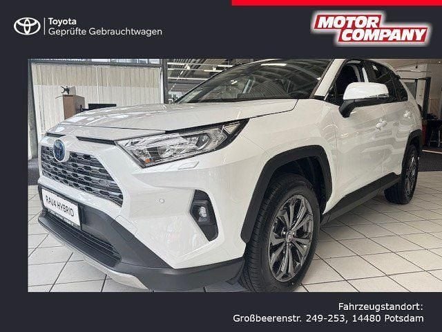 Weiß Gebraucht 2024 Toyota RAV4 Hybrid Team SUV | 44.950 € (Etwas zu teuer) - Bild 1/4