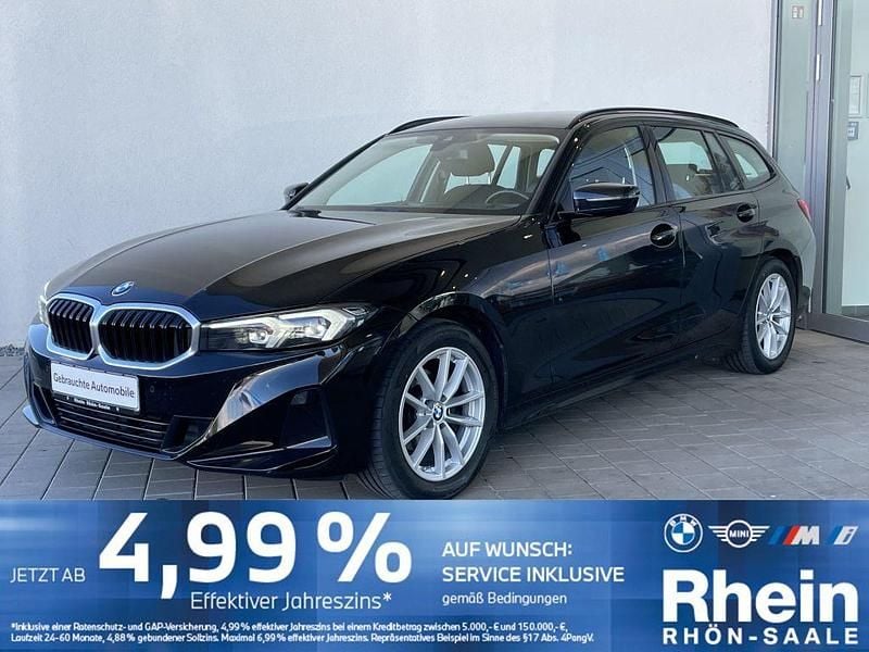 Schwarz uni Gebraucht 2023 BMW 318 Shadowline Kombi | 27.990 € (Superpreis) - Bild 1/4