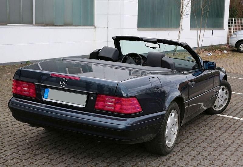 Schwarz Gebraucht 1995 Mercedes SL280 Cabrio | 17.990 € - Bild 1/4