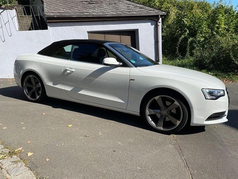 Gebraucht Audi A5 Cabriolet S-Line 177 PS (130 kW) 2014 Weiß Cabrio