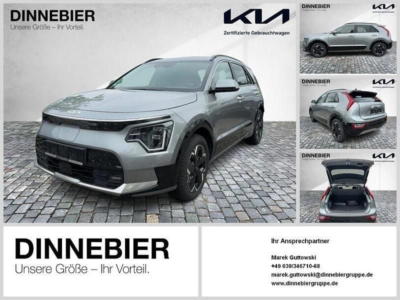 Stahlgrau met Gebraucht 2024 Kia e-Niro Inspiration SUV | 30.089 € (Fairer Preis) - Bild 1/3