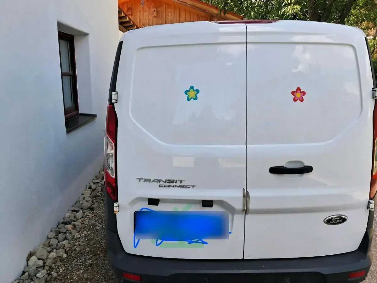 Gebraucht Ford Transit Connect 95 PS (69 kW) 2015 Weiß Van / Kleinbus