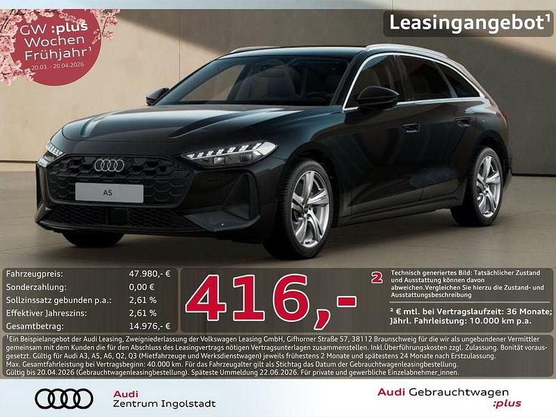 Gebraucht Audi A5 Sport 204 PS (150 kW) 2025 Mythosschwarz metallic Kombi