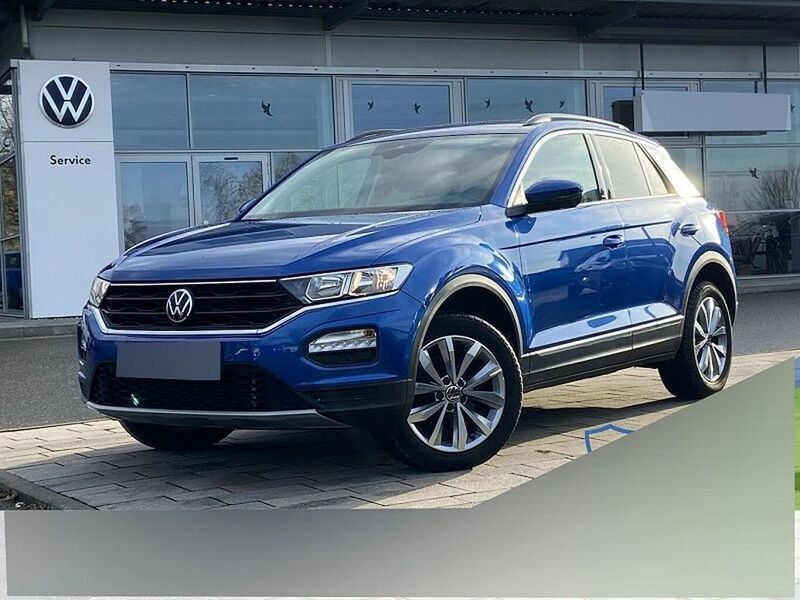 Blau Gebraucht 2021 VW T-Roc Style SUV | 29.049 € (Fairer Preis) - Bild 1/4