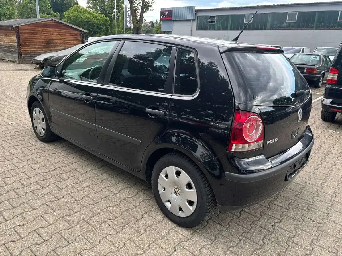 Gebraucht VW Polo Trendline 60 PS (44 kW) 2009 Schwarz Kleinwagen
