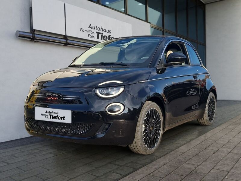 Schwarz Gebraucht 2022 Fiat 500e La Prima Cabrio | 38.890 € - Bild 1/4