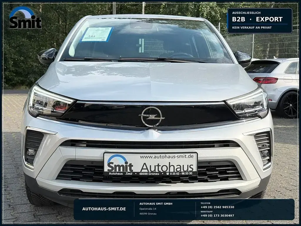 Gebraucht Opel Crossland Elegance 110 PS (80 kW) 2024 Aluminiumgrau/metallic SUV