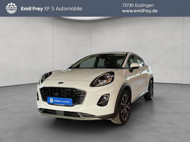 Frozen white Gebraucht 2022 Ford Puma Titanium SUV | 17.890 € (Guter Preis) - Bild 1/4