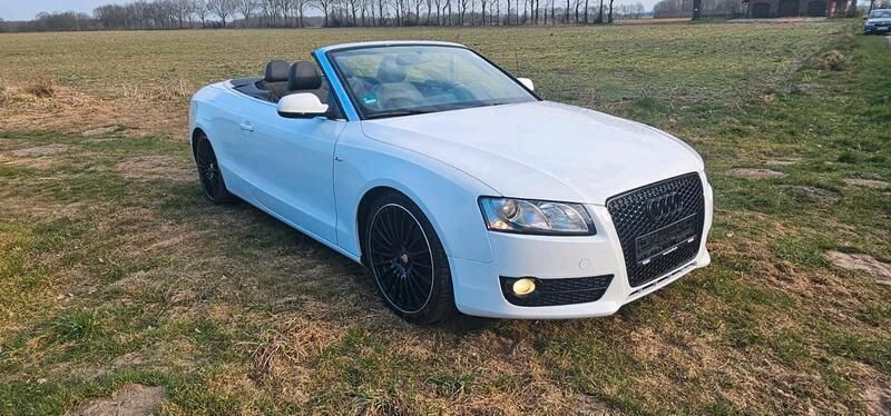 Weiß Gebraucht 2009 Audi A5 Cabriolet S-Line Cabrio | 7.500 € (Superpreis) - Bild 1/4