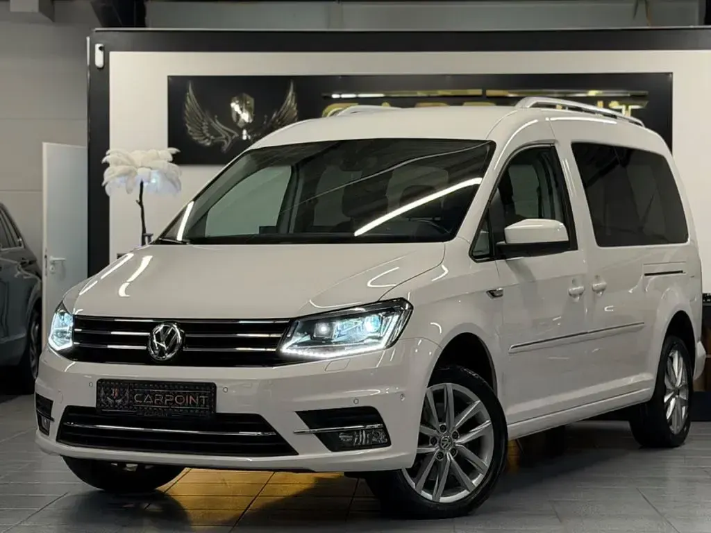 Gebraucht VW Caddy Maxi Highline 125 PS (91 kW) 2018 Weiß Van / Kleinbus
