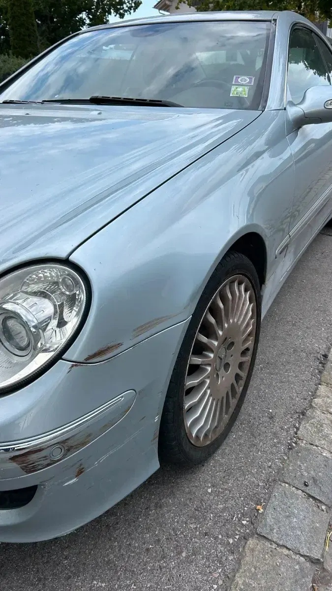 Gebraucht Mercedes CLK200 163 PS (119 kW) 2007 Grau Coupé