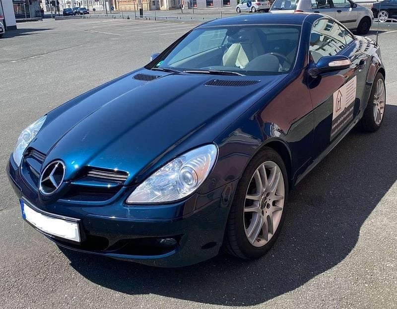 Blau Gebraucht 2005 Mercedes SLK350 Cabrio | 6.000 € (Fairer Preis) - Bild 1/4