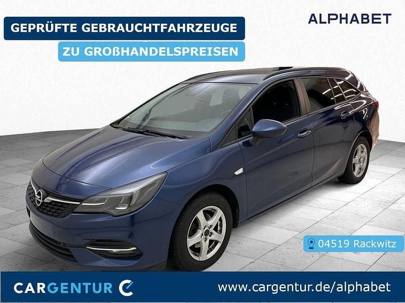 Nautic blau metallic (metallic) Gebraucht 2020 Opel Astra Business Edition Kombi | 10.207 € (Fairer Preis) - Bild 1/2