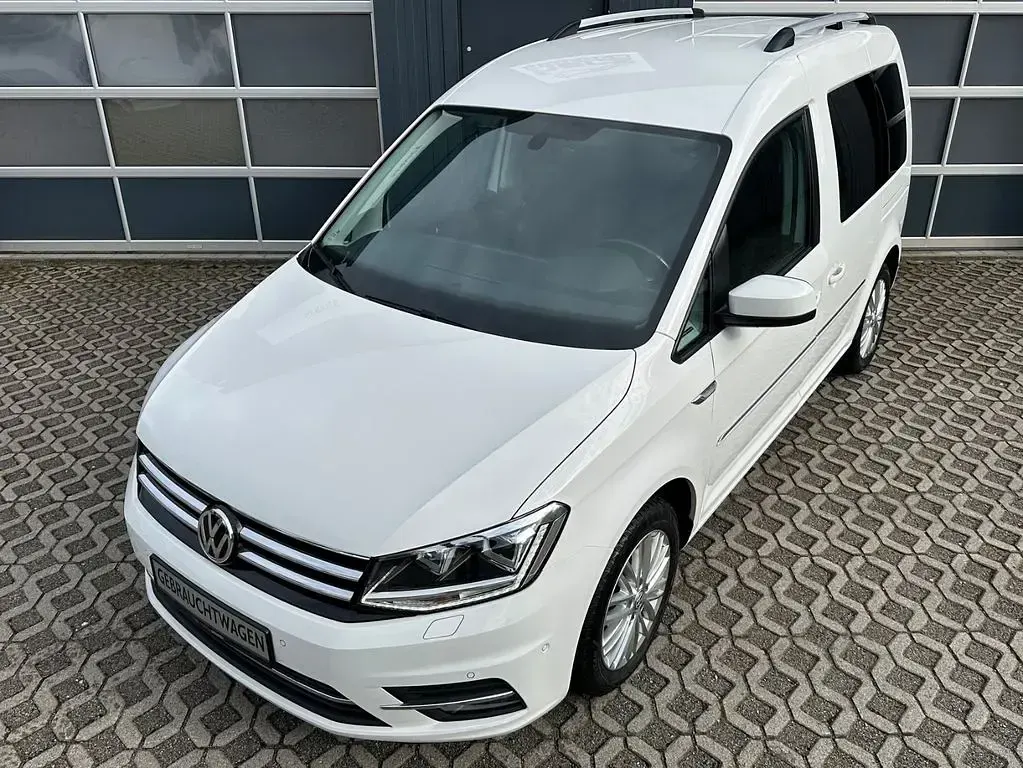 Second-hand VW Caddy Highline 150 CP (110 kW) 2018 Alb Monovolum