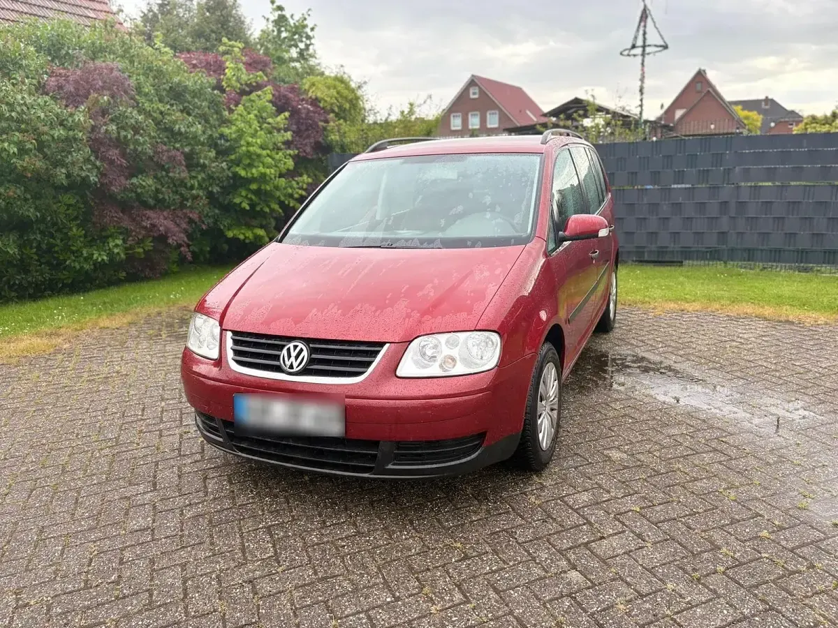 Gebraucht VW Touran 115 PS (84 kW) 2004 Rot Van / Kleinbus