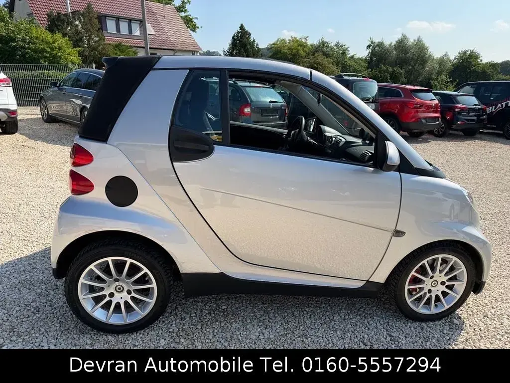 Gebraucht Smart ForTwo Cabrio Basis 71 PS (52 kW) 2008 Silber Cabrio