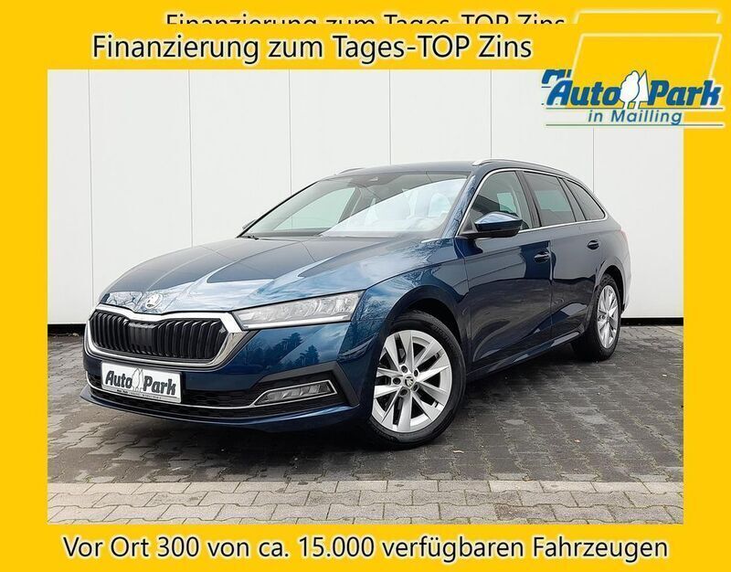 Blau Gebraucht 2022 Skoda Octavia Limousine | 25.788 € (Fairer Preis) - Bild 1/4