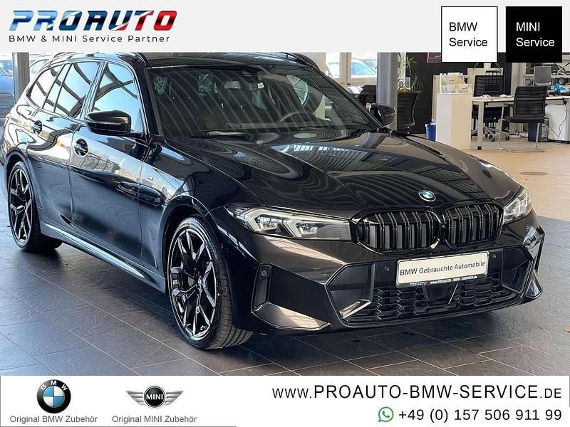 Black sapphire Gebraucht 2024 BMW 330 M Sport Kombi | 52.900 € - Bild 1/4