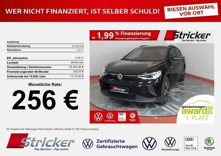 Gebraucht VW ID.4 Pure 125 kW (170 PS) 2022 Schwarz SUV