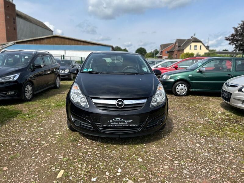 Gebraucht Opel Corsa Edition 69 PS (50 kW) 2010 Schwarz Kleinwagen
