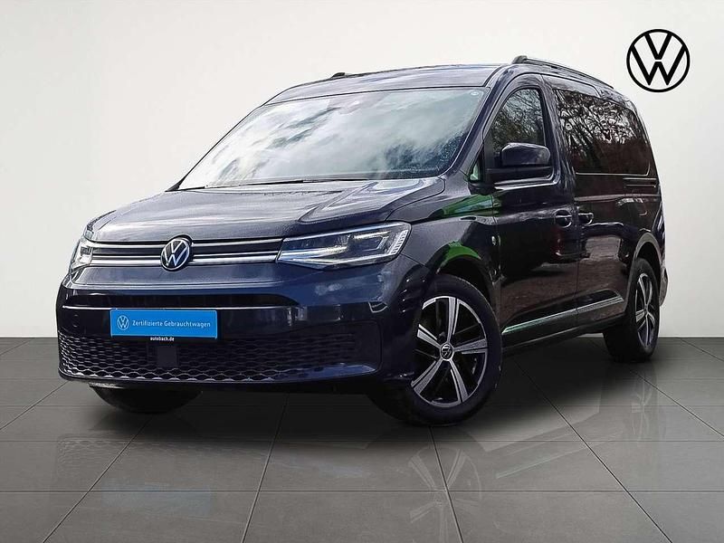 Gebraucht VW Caddy Style 122 PS (89 kW) 2022 Starlight blue metallic Van / Kleinbus