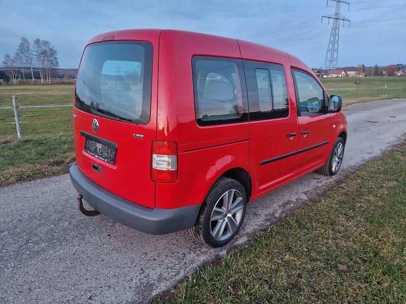 Gebraucht VW Caddy Team 80 PS (58 kW) 2008 Rot Van / Kleinbus