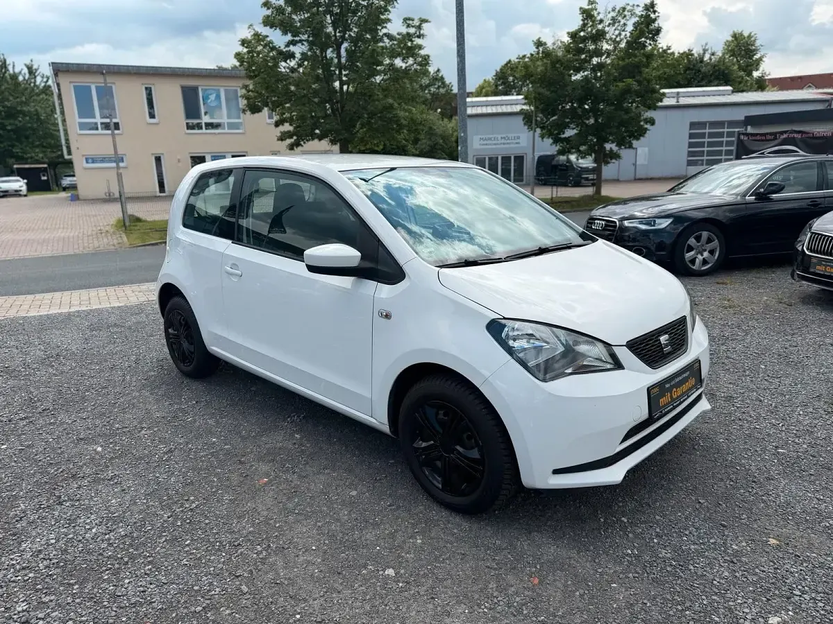 Gebraucht Seat Mii Style 75 PS (55 kW) 2014 Weiß Kleinwagen