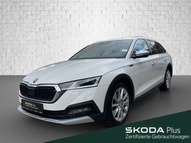 Candyweiss Gebraucht 2021 Skoda Octavia Scout 4x4 Kombi | 25.980 € (Fairer Preis) - Bild 1/4