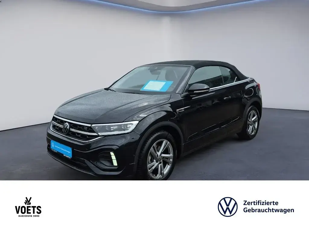 Gebraucht VW T-Roc Cabriolet R-line 150 PS (110 kW) 2025 Schwarz Cabrio