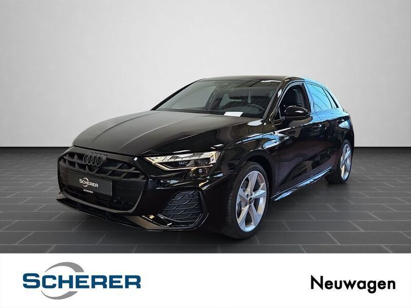 Schwarz Neu 2025 Audi A3 Sportback e-tron S-Line Limousine | 41.740 € (Superpreis) - Bild 1/4