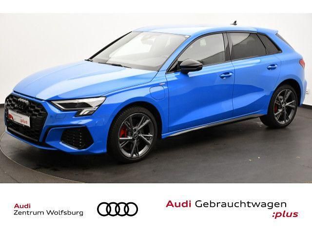 Turboblau Gebraucht 2022 Audi A3 Sportback e-tron S-Line Kleinwagen | 27.590 € (Fairer Preis) - Bild 1/4