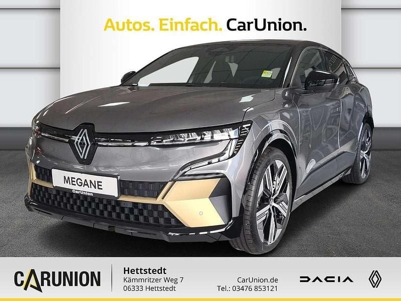 Dolomitgrau, black pearlschw Gebraucht 2024 Renault Megane E-Tech Iconic Limousine | 32.895 € (Superpreis) - Bild 1/4