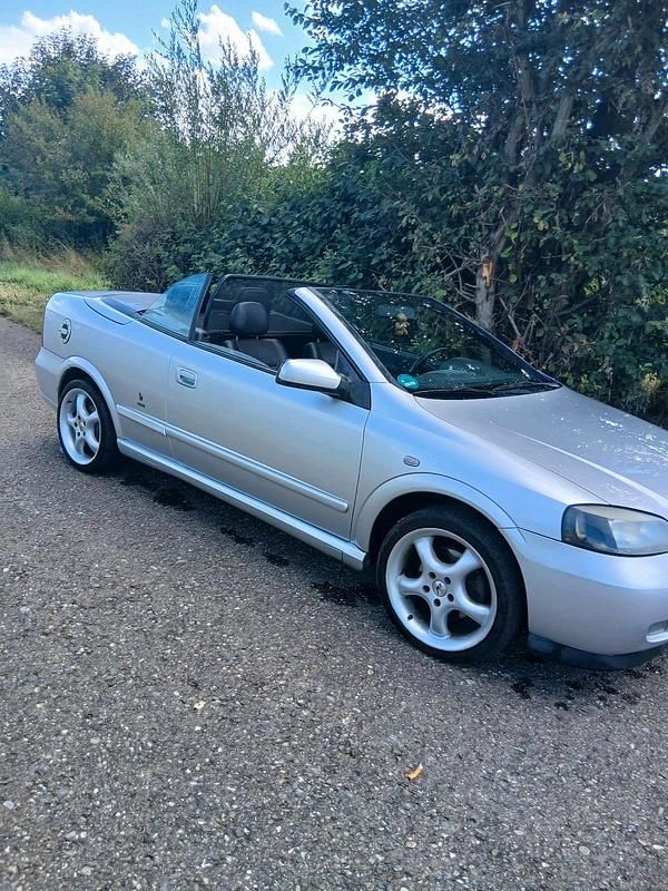 Silber Gebraucht 2003 Opel Astra Cabriolet Cabrio | 850 € (Superpreis) - Bild 1/4