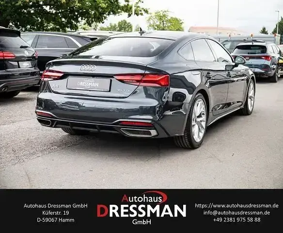 Gebraucht Audi A5 Sportback Advanced 163 PS (119 kW) 2023 Manhattangrau metallic Kleinwagen