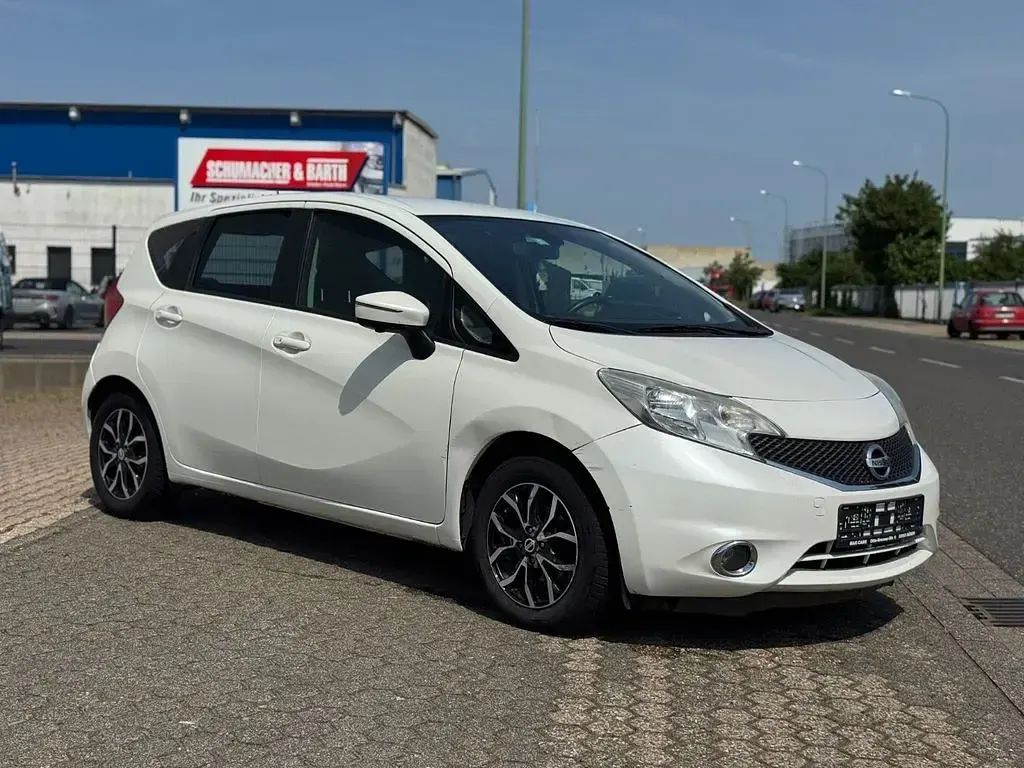 Gebraucht Nissan Note 90 PS (66 kW) 2014 Weiß Kleinwagen