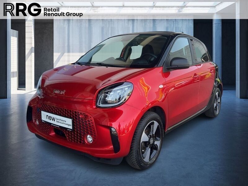 Rot Gebraucht 2021 Smart ForFour Electric Drive Passion Limousine | 9.990 € (Fairer Preis) - Bild 1/4