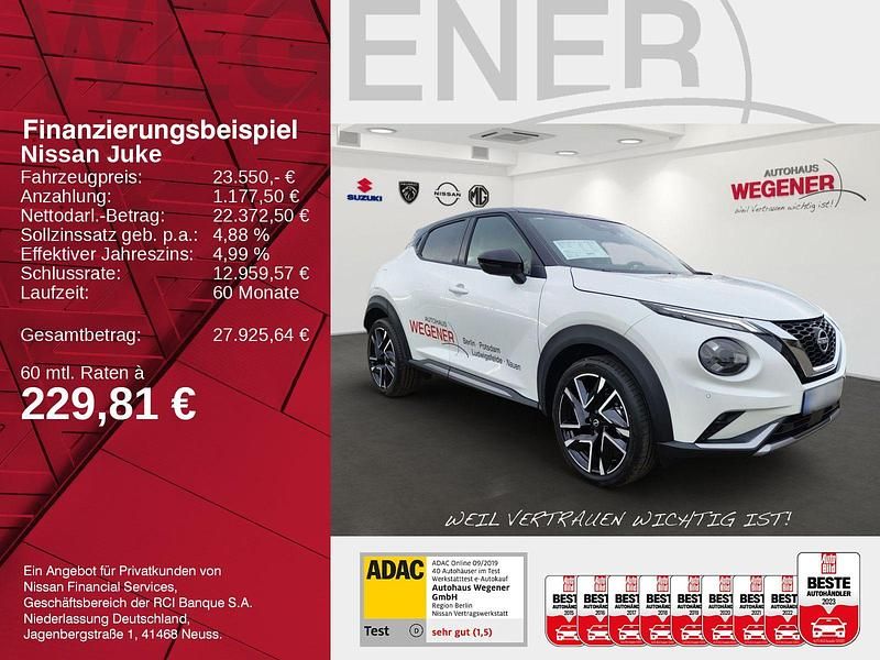 Gebraucht Nissan Juke 360º 114 PS (83 kW) 2024 Weiß SUV