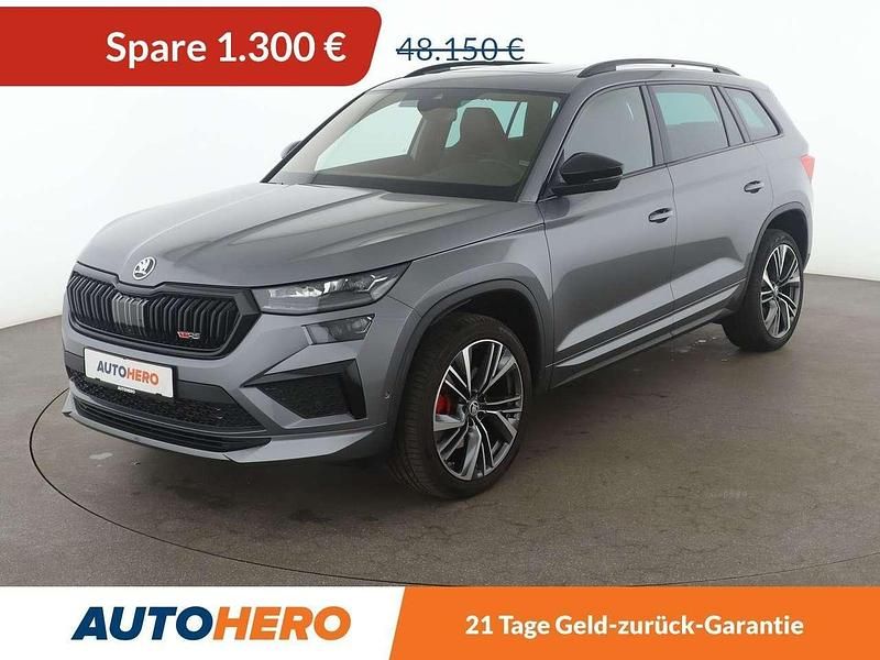 Graphite grey Gebraucht 2024 Skoda Kodiaq RS SUV | 46.850 € (Guter Preis) - Bild 1/3