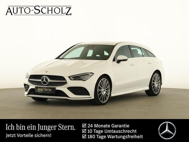 Weiß Gebraucht 2021 Mercedes CLA250 AMG Limousine | 29.387 € (Guter Preis) - Bild 1/4