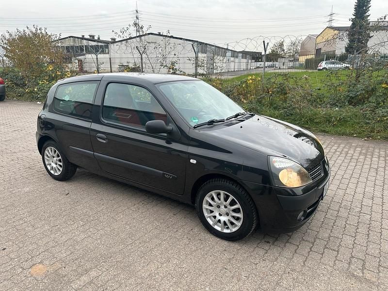 Schwarz Gebraucht 2003 Renault Clio II Kleinwagen | 1.650 € - Bild 1/4