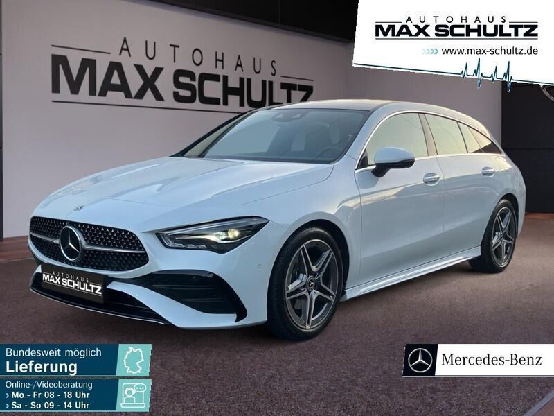 Digitalweiß Gebraucht 2024 Mercedes CLA180 Shooting Brake AMG Kombi | 34.280 € - Bild 1/4