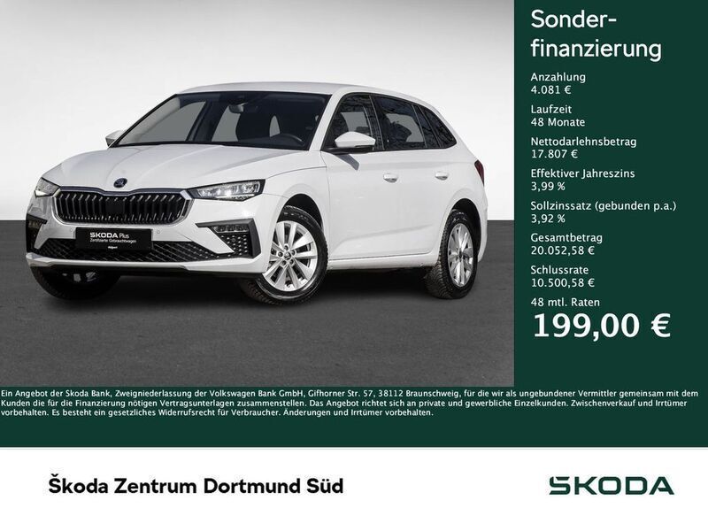 Weiß Gebraucht 2024 Skoda Scala Selection Kleinwagen | 21.888 € (Fairer Preis) - Bild 1/4