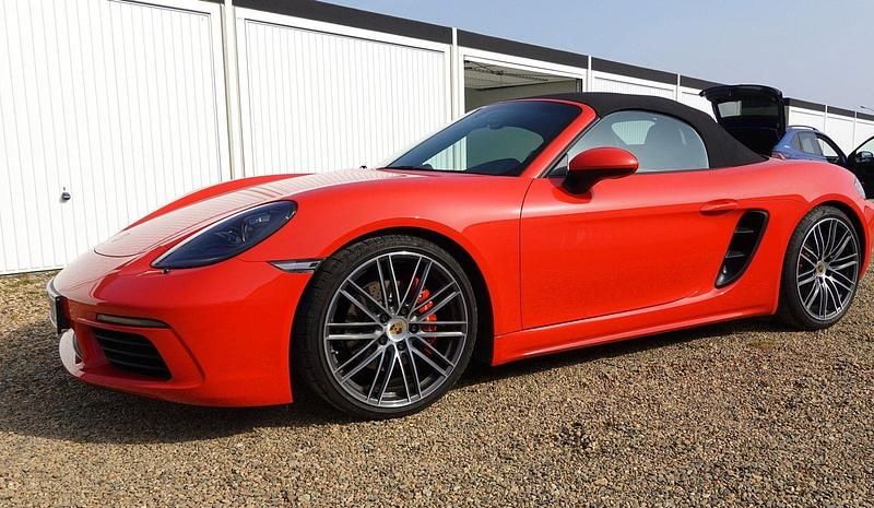 Brugt Porsche Boxster S 349 HK (256 kW) 2019 Rød Cabriolet