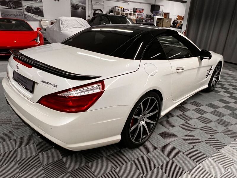 Gebraucht Mercedes SL63 AMG AMG 585 PS (430 kW) 2014 Designo diamant weiß Cabrio