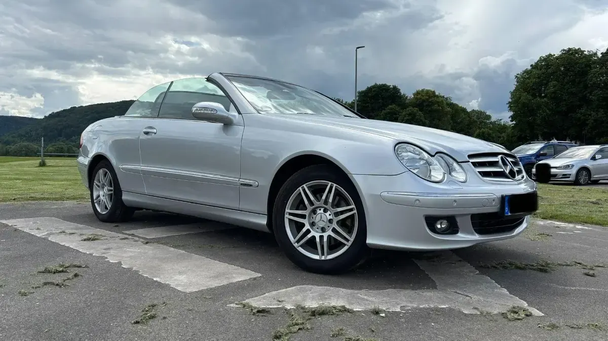Gebraucht Mercedes CLK200 Elegance 163 PS (119 kW) 2007 Silber Cabrio