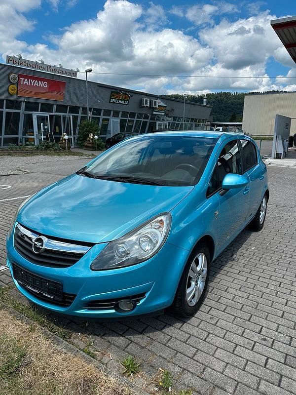 Blau Gebraucht 2010 Opel Corsa Limousine | 2.650 € (Guter Preis) - Bild 1/4